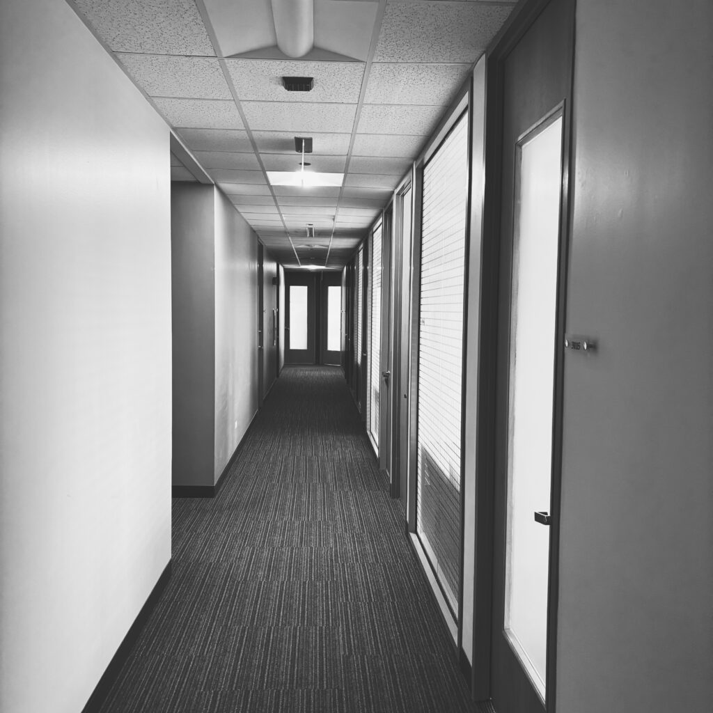 hallway to pharaoh's office