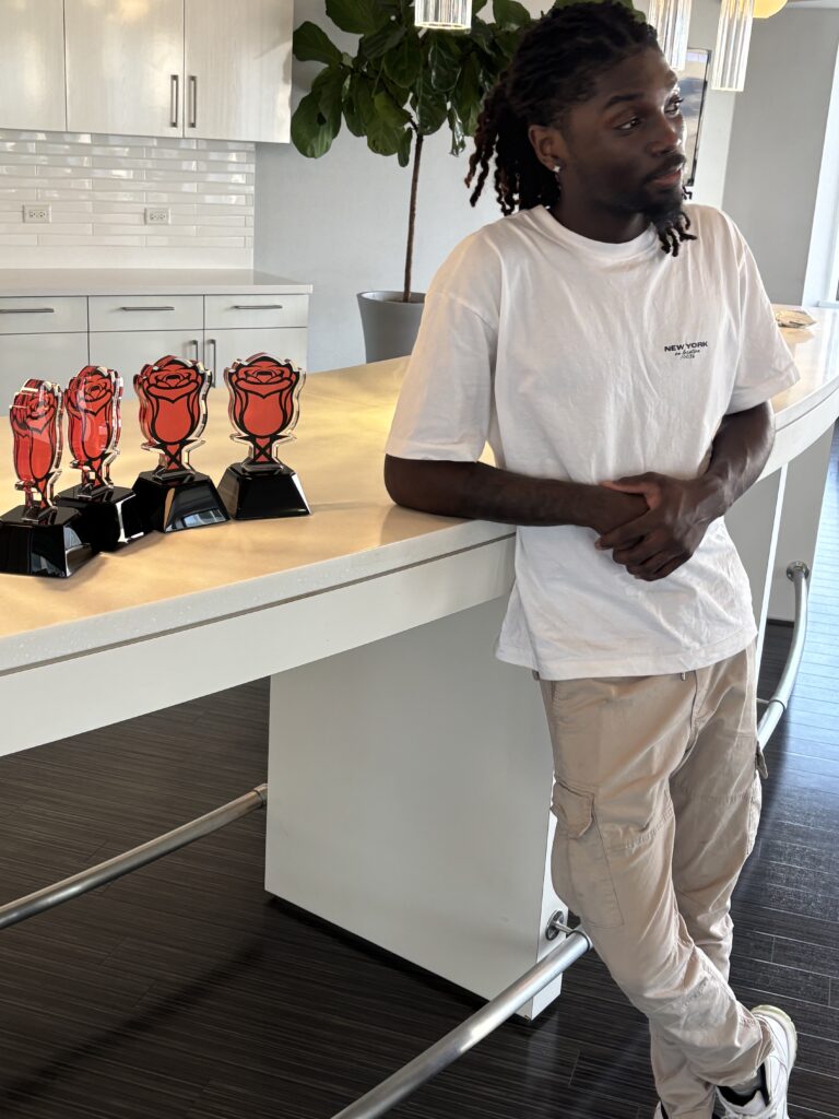 Deejay with 4 JBGODS Rose Awards